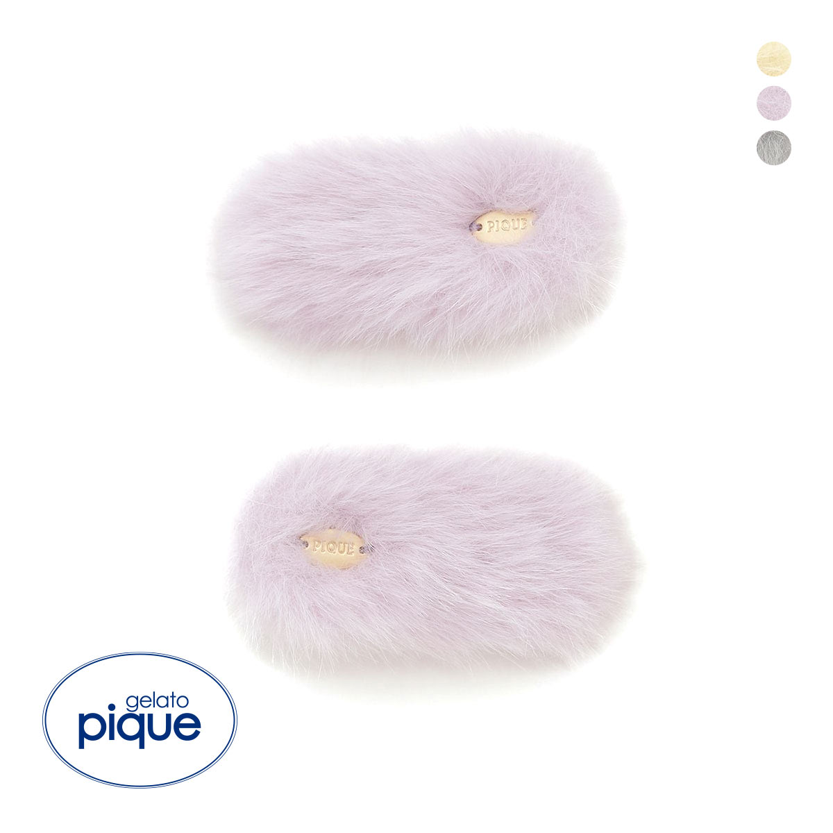 ジェラートピケ gelato pique ファーヘアピン ジェラピケ(LV-ラベンダー-Free)