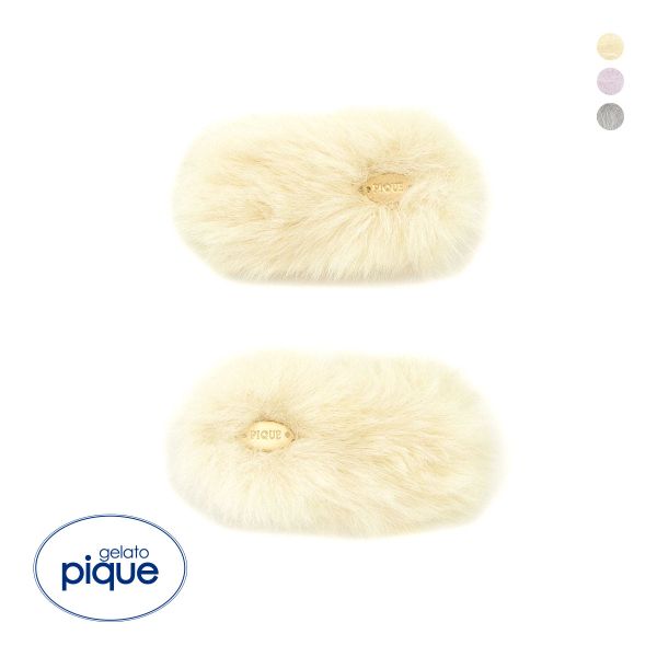 ジェラートピケ gelato pique ファーヘアピン ジェラピケ