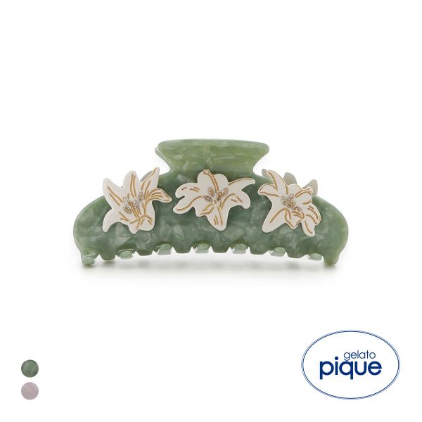 ジェラートピケ MUCHA トリポリの姫君イルゼバンズクリップ ジェラピケ ミュシャ gelato pique