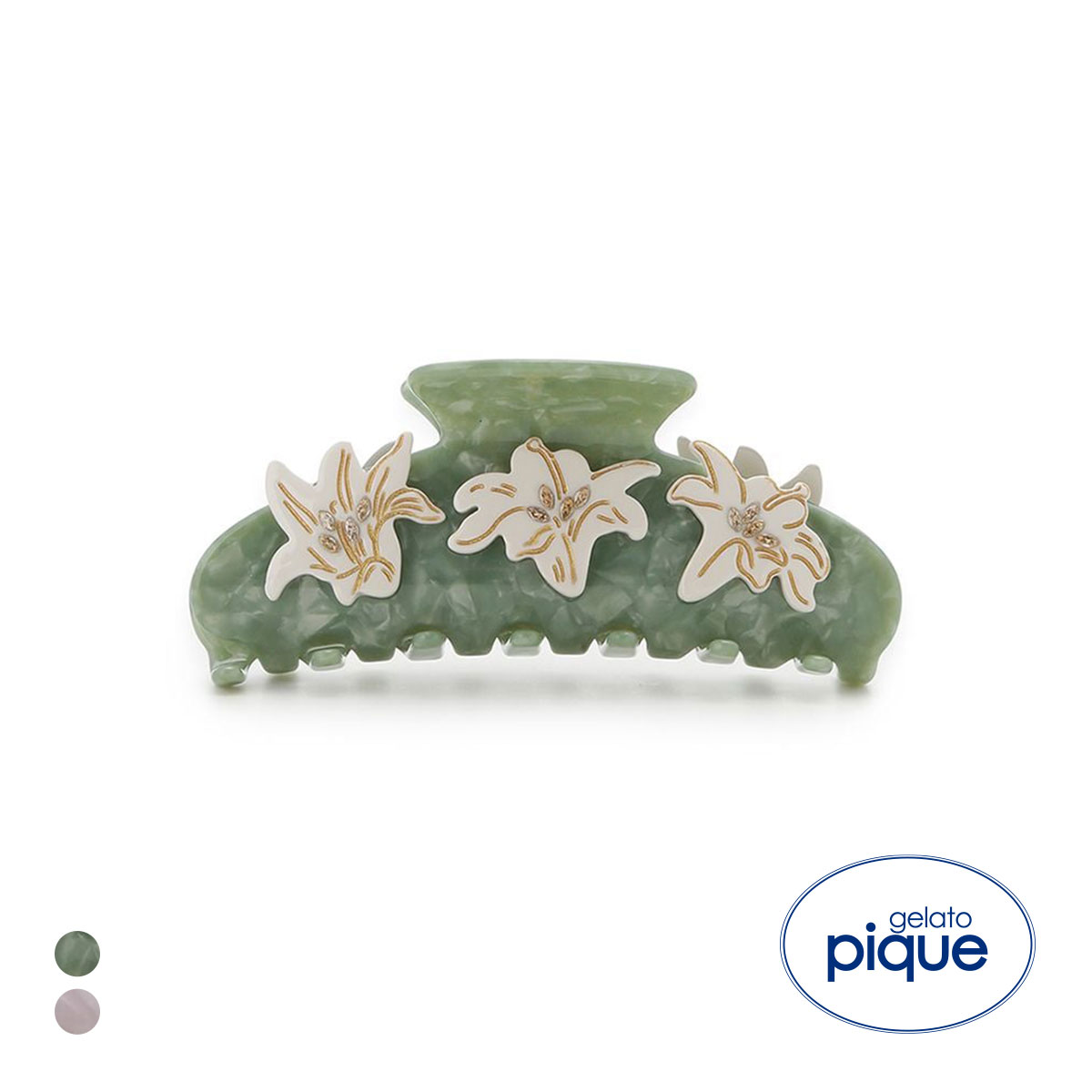 ジェラートピケ MUCHA トリポリの姫君イルゼバンズクリップ ジェラピケ ミュシャ gelato pique