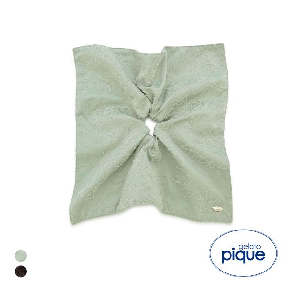 ジェラートピケ MUCHA リリー柄フロッキーシュシュ ミュシャ ジェラピケ Valentine gelato pique