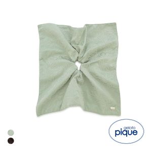 ジェラートピケ MUCHA リリー柄フロッキーシュシュ ミュシャ ジェラピケ Valentine gelato pique