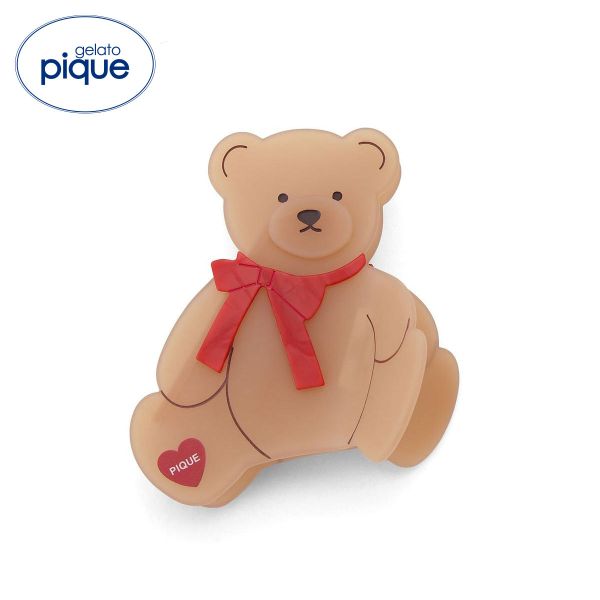 ジェラートピケ ベアヘアクリップ ジェラピケ gelato pique フェイバリット