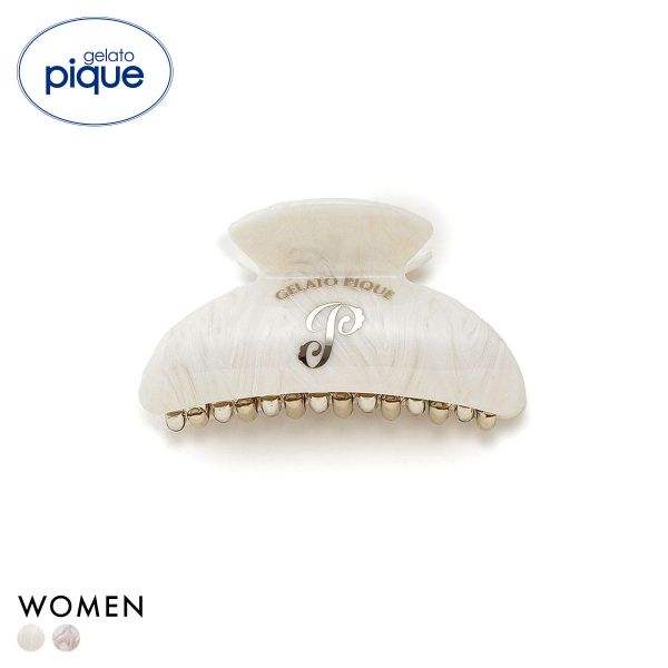 ジェラートピケ エンブレムモチーフヘアクリップ ジェラピケ gelato pique