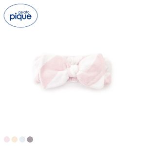 ジェラートピケ レディース スムーズィー2ボーダーヘアバンド ジェラピケ ルームウェア gelato pique