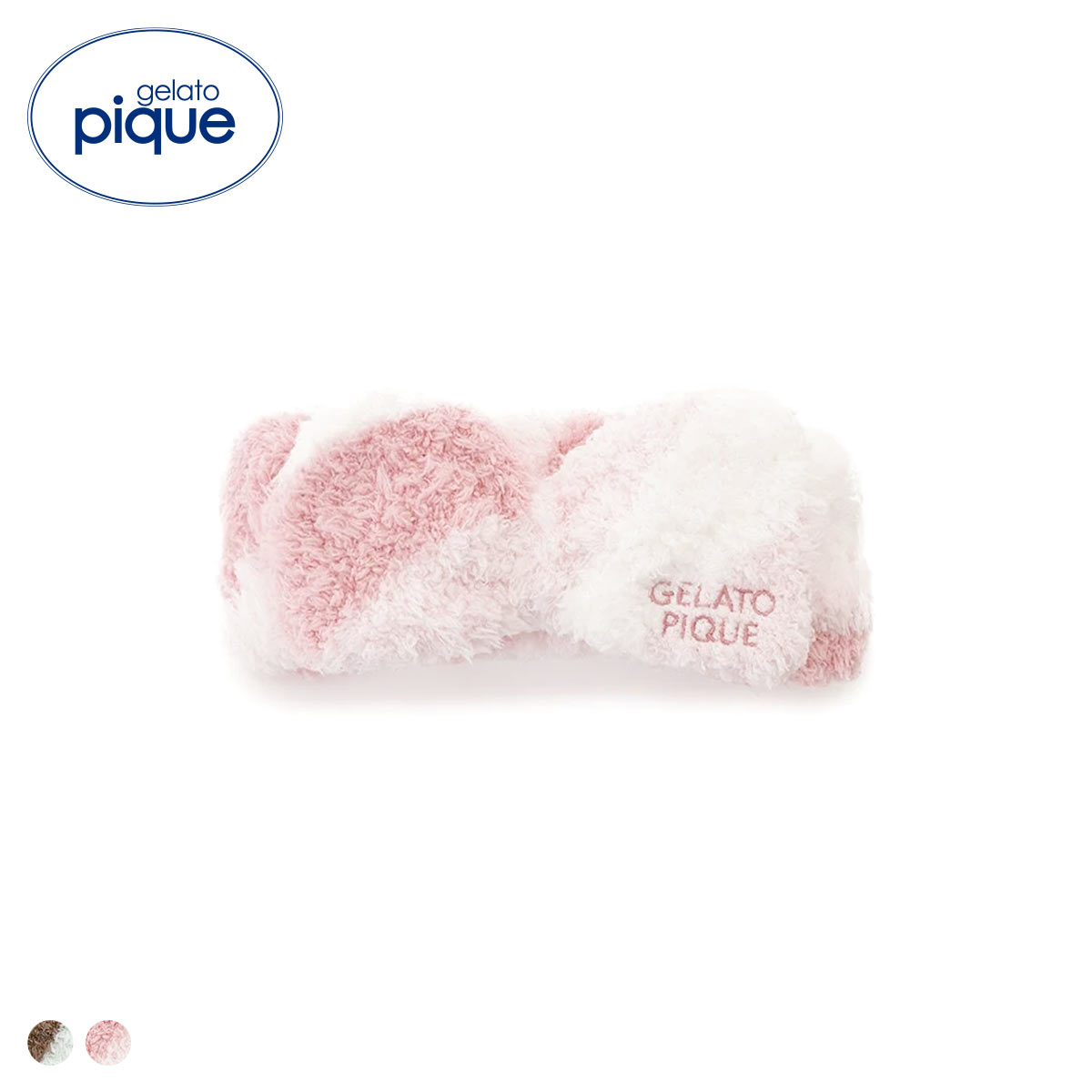 ジェラートピケ レディース ジェラートランダムボーダーヘアバンド ジェラピケ gelato pique(PI-ピンク-Free)