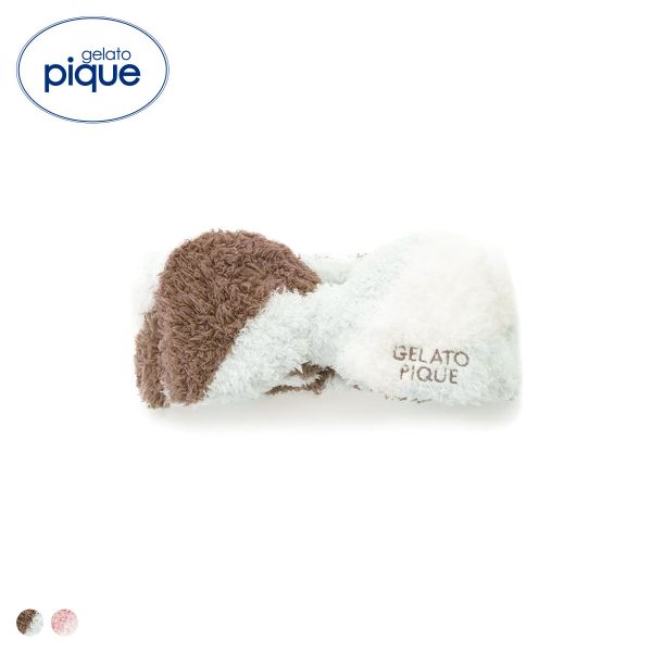 ジェラートピケ レディース ジェラートランダムボーダーヘアバンド ジェラピケ gelato pique