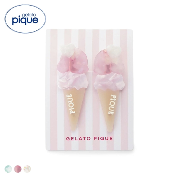 ジェラートピケ アイスモチーフミニヘアクリップセット ジェラピケ gelato pique