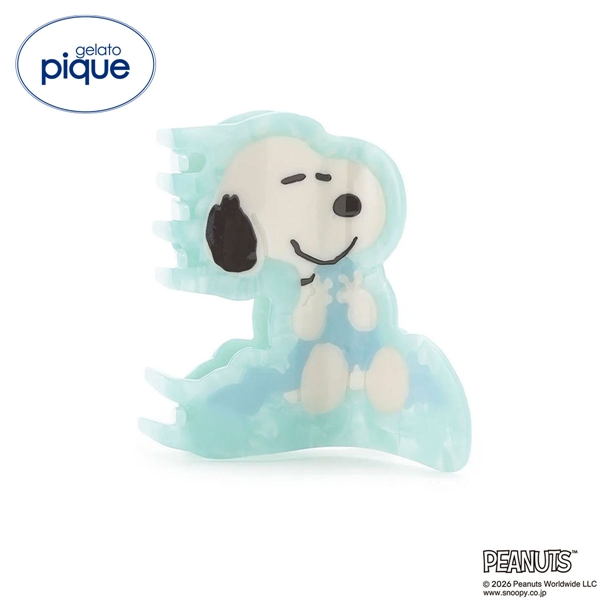 ジェラートピケ PEANUTS ヘアクリップ ジェラピケ スヌーピー SNOOPY gelato pique