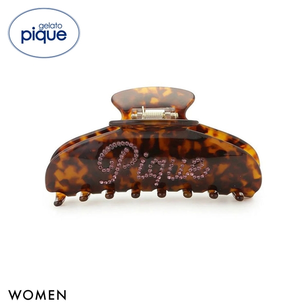 ジェラートピケ レディース ストーンロゴヘアクリップ ジェラピケ gelato pique