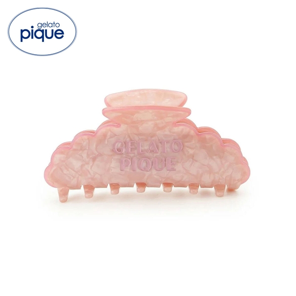 ジェラートピケ バイカラーロゴヘアクリップ ジェラピケ gelato pique