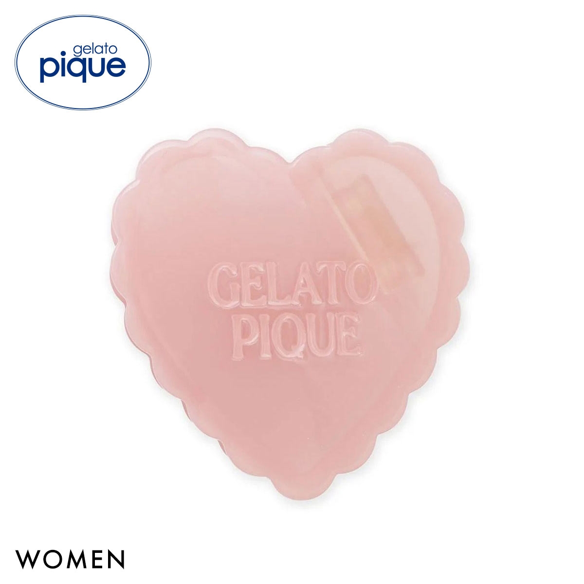 ジェラートピケ レディース ハートヘアクリップ ジェラピケ gel(PI-ピンク-Free)
