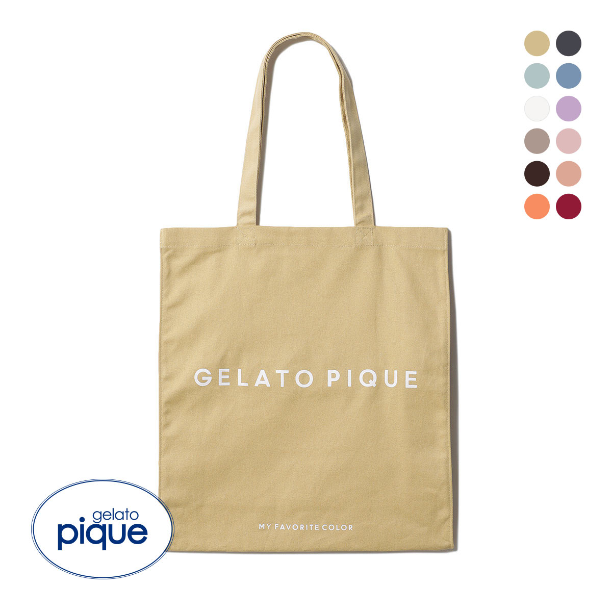 ジェラートピケ gelato pique ホビートートバッグ ジェラピケ(YE-イエロー-Free)