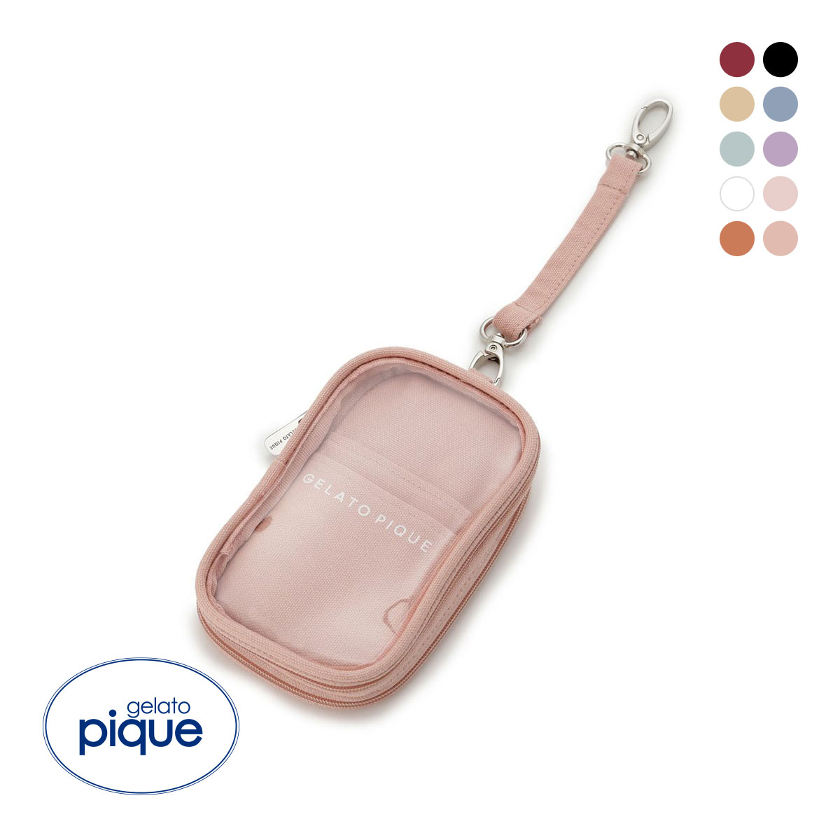 ジェラートピケ gelato pique キャリーポーチ ジェラピケ(OR-オレンジ-Free)
