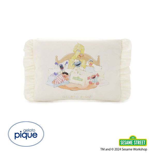 ジェラートピケ セサミストリート ピロー型ポーチ ジェラピケ gelato pique SESAME STREET