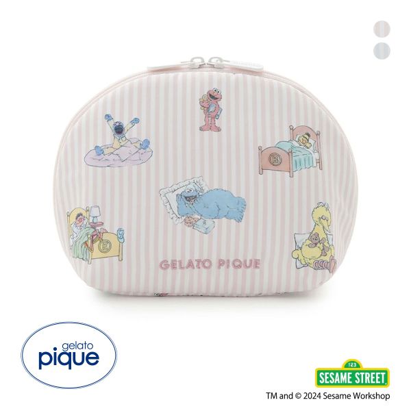 ジェラートピケ セサミストリート ポーチ ジェラピケ gelato pique SESAME STREET