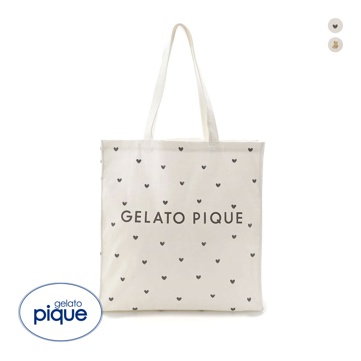 ジェラートピケ 総柄ホビートート ジェラピケ gelato pique(A-Free)
