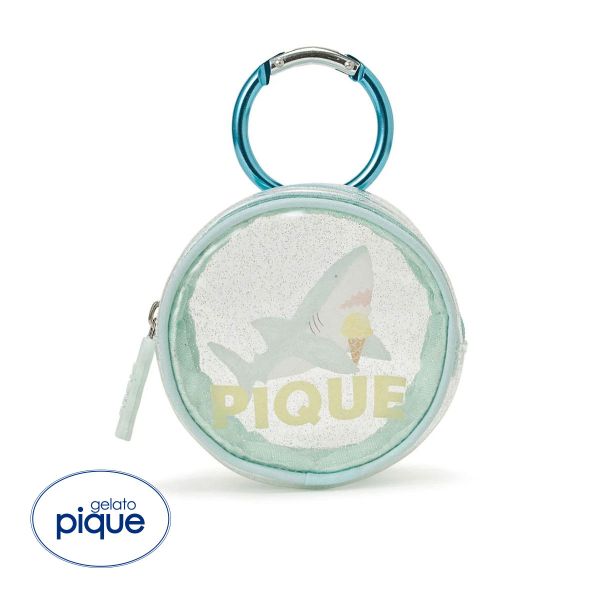 ジェラートピケ SHARK PVCミニポーチ ジェラピケ gelato pique