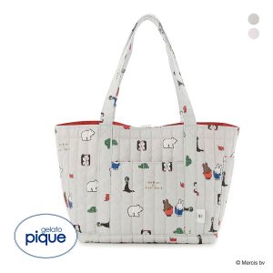 ジェラートピケ Dick Bruna キルティング総柄ママバッグ ジェラピケ gelato pique