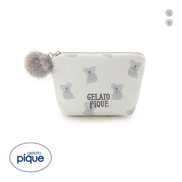 ジェラートピケ コアラ総柄ティッシュポーチ ジェラピケ gelato pique