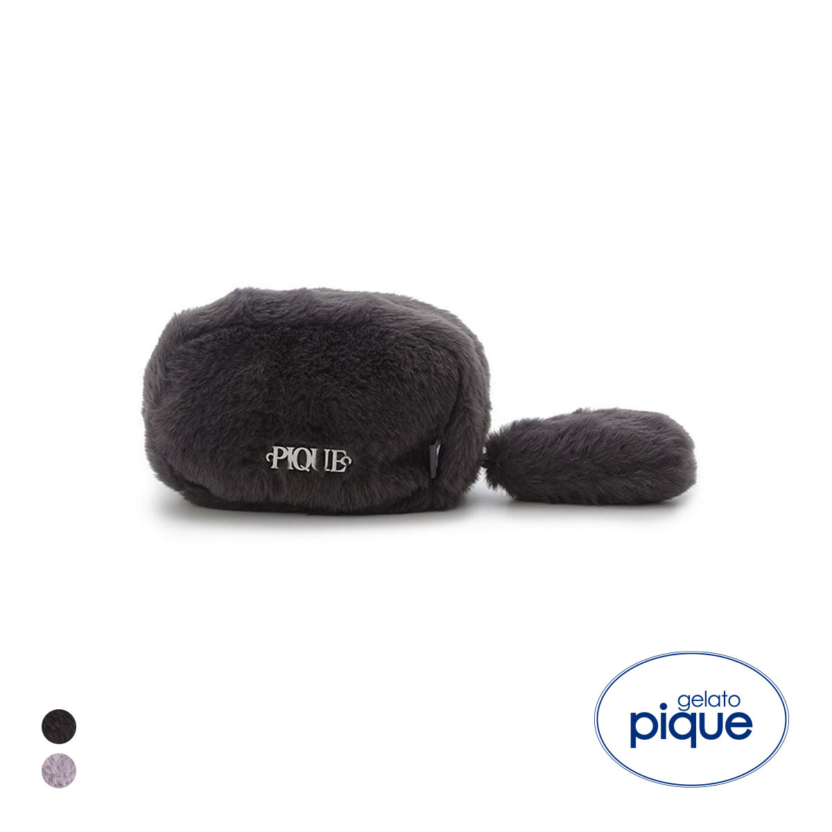 ジェラートピケ レディース HALLOWEEN CATファーミニポーチ ジェラピケ gelato pique(DGY-濃グレー-Free)