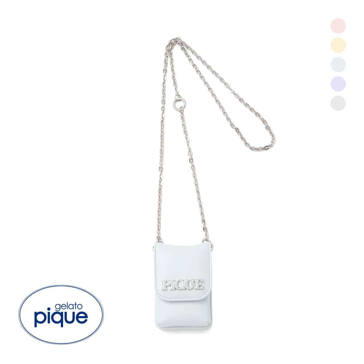 ジェラートピケ 2wayリップ＆マルチケース ジェラピケ gelato pique(BU-ブルー-Free)