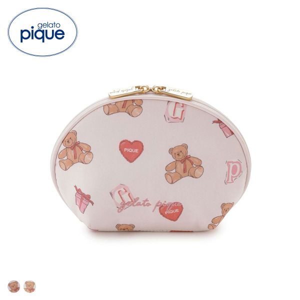 ジェラートピケ フェイバリット柄ポーチ ジェラピケ gelato pique