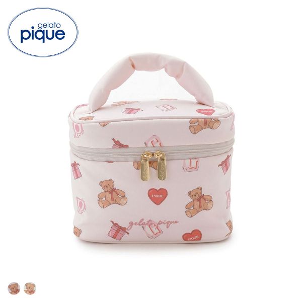ジェラートピケ フェイバリット柄バニティーポーチ ジェラピケ gelato pique
