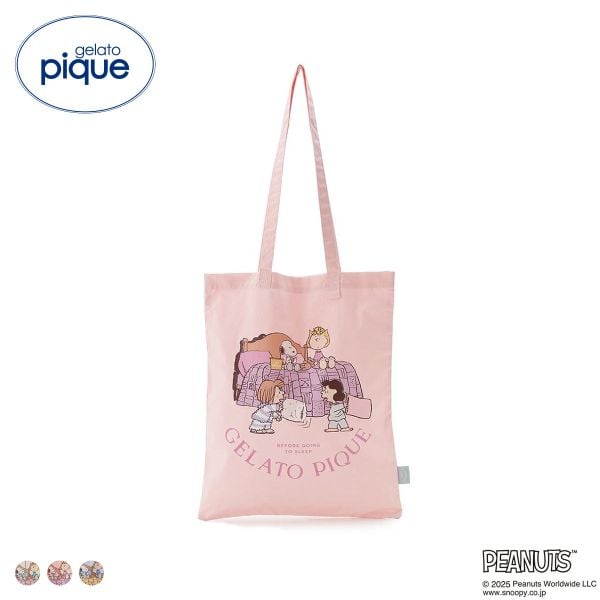 ジェラートピケ PEANUTS オリジナルアートトート ジェラピケ gelato pique スヌーピー