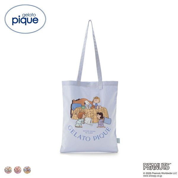 ジェラートピケ PEANUTS オリジナルアートトート ジェラピケ gelato pique スヌーピー