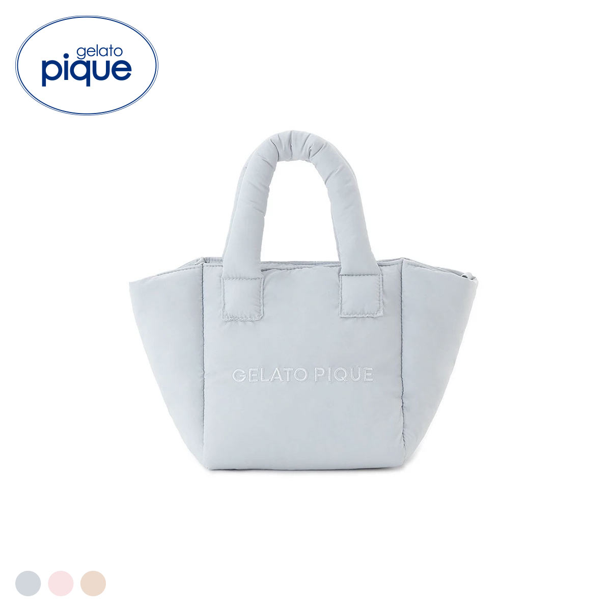ジェラートピケ レディース ロゴショルダーバッグ ジェラピケ gelato pique(BU-ブルー-Free)