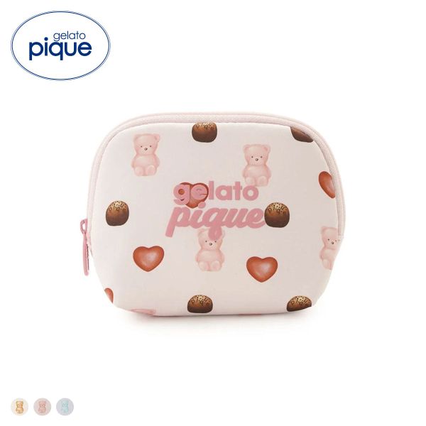 ジェラートピケ Valentine 総柄ティッシュポーチ ジェラピケ gelato pique バレンタイン