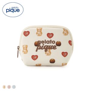 ジェラートピケ Valentine 総柄ティッシュポーチ ジェラピケ gelato pique バレンタイン
