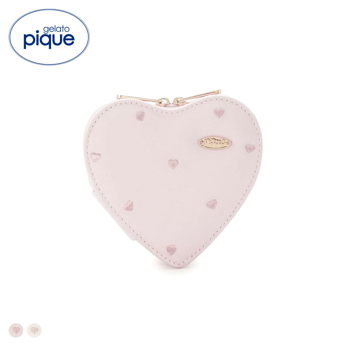 ジェラートピケ ハート型アクセサリーポーチ ジェラピケ gelato pique