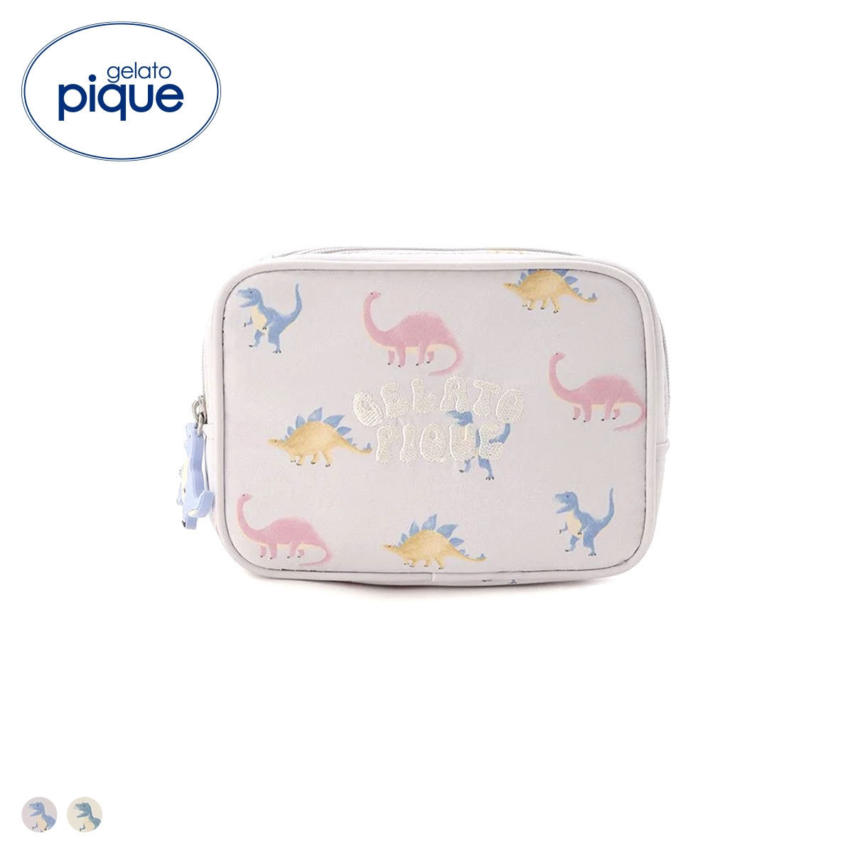 ジェラートピケ ダイナソー総柄ポーチ ジェラピケ gelato pique