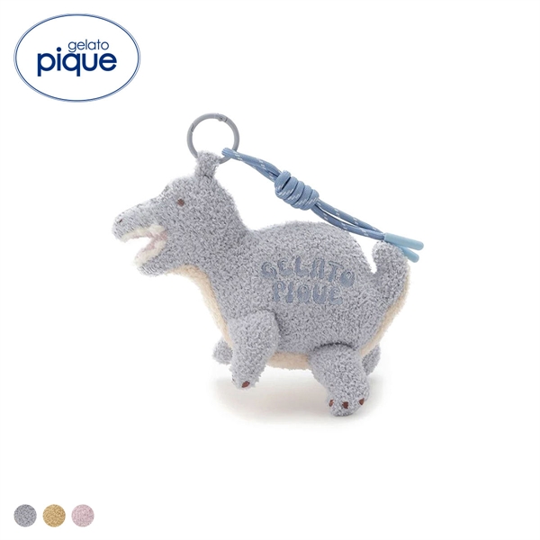 ジェラートピケ ダイナソーニットチャームポーチ ジェラピケ gelato pique