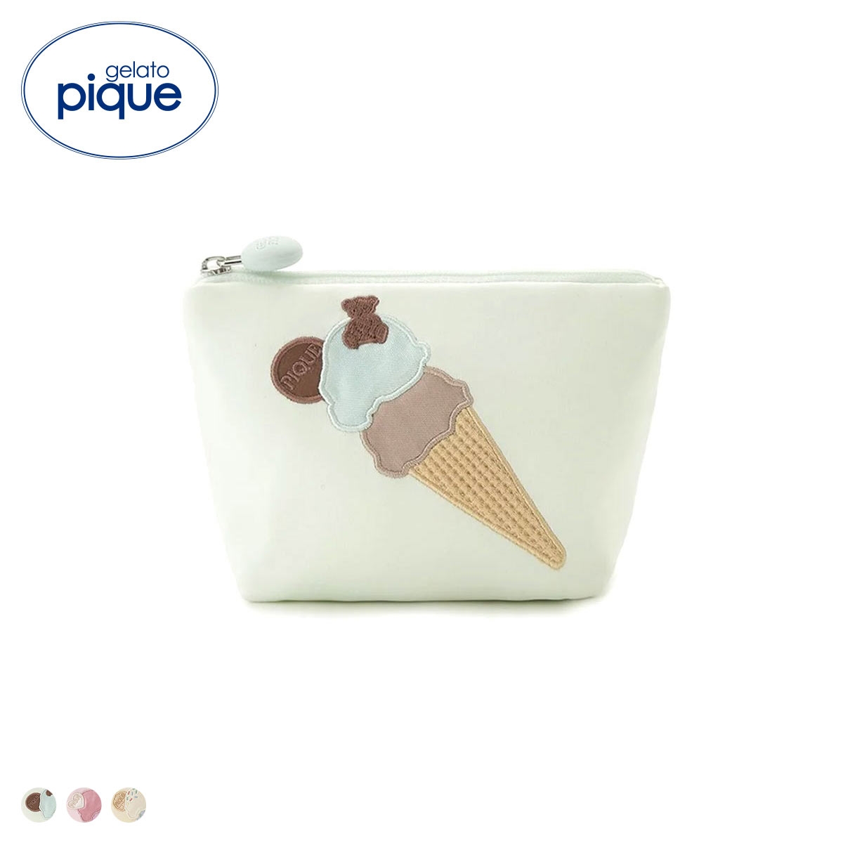 ジェラートピケ アイスモチーフミニポーチ ジェラピケ gelato pique