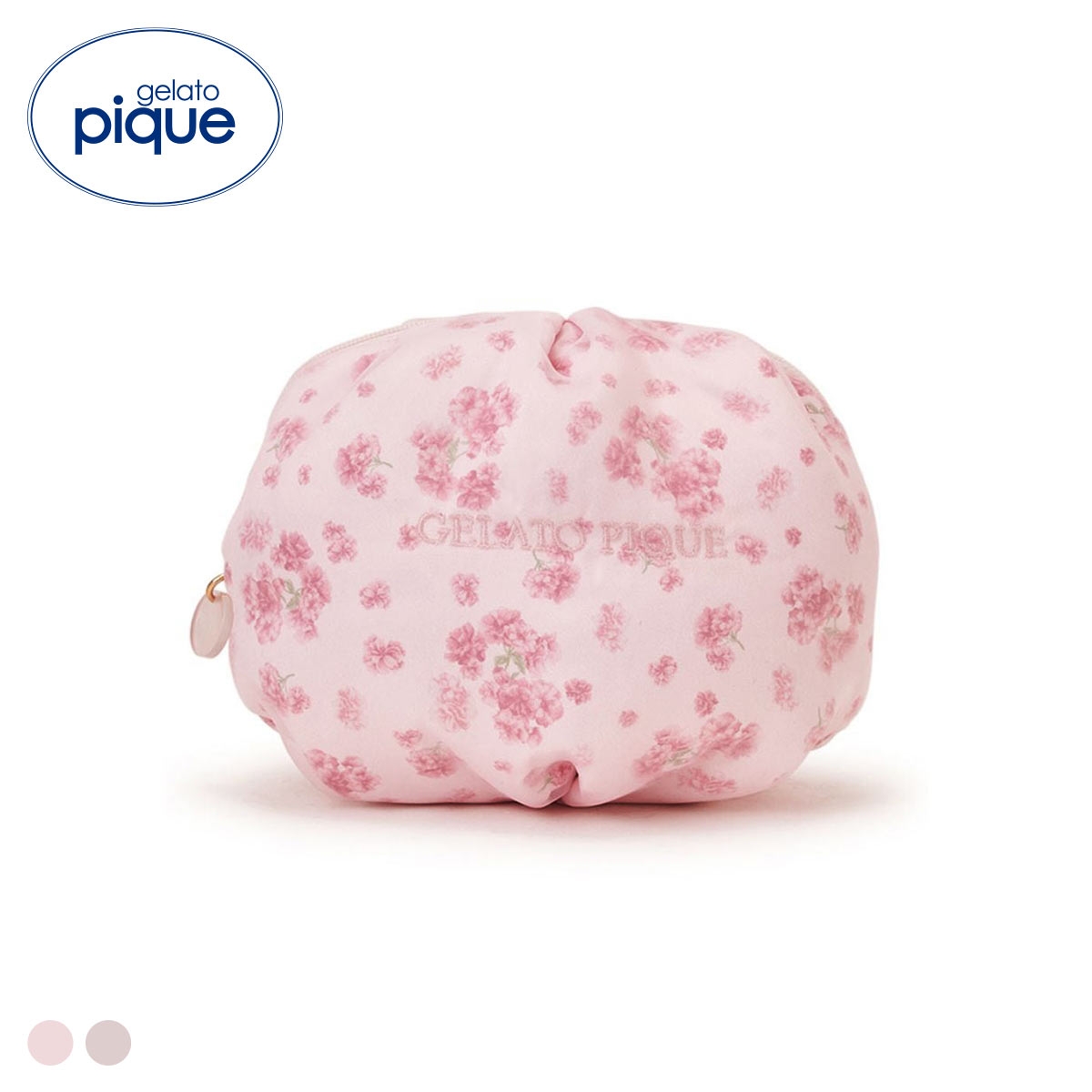 ジェラートピケ さくら柄ポーチ ジェラピケ gelato pique(PI-ピンク-Free)
