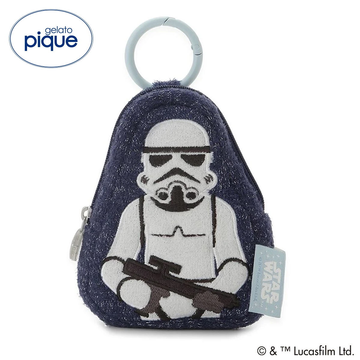 ジェラートピケ STAR WARS チャームポーチ ジェラピケ スターウォーズ gelato pique(NV-ネイビー-Free)