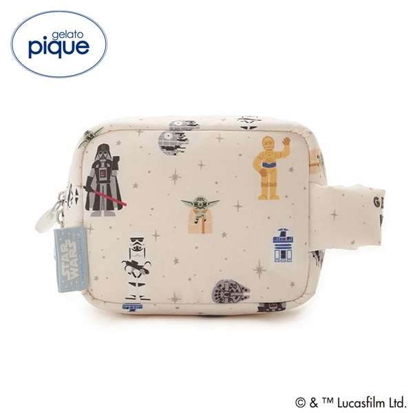 ジェラートピケ STAR WARS 総柄ポーチ ジェラピケ スターウォーズ gelato pique