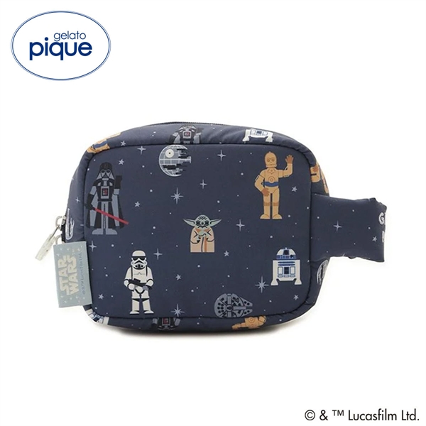 ジェラートピケ STAR WARS 総柄ポーチ ジェラピケ スターウォーズ gelato pique