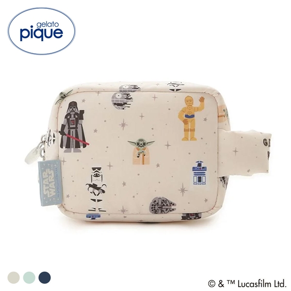 ジェラートピケ STAR WARS 総柄ポーチ ジェラピケ スターウォーズ gelato pique