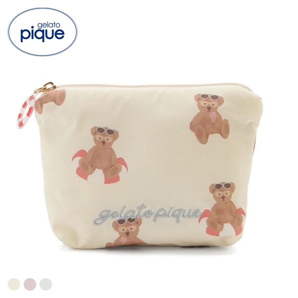 ジェラートピケ サマーベア総柄ティッシュポーチ ジェラピケ gelato pique