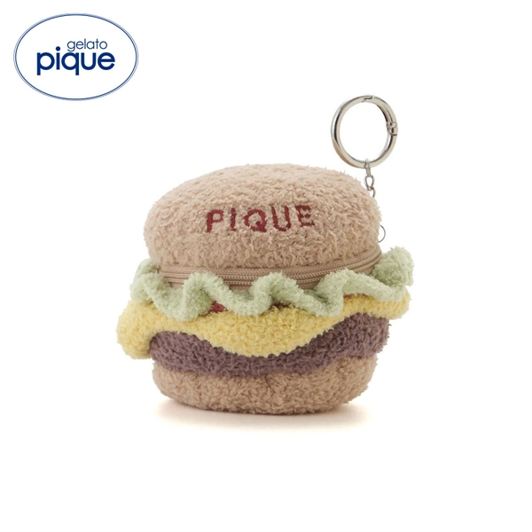 ジェラートピケ ハンバーガーポーチチャーム ジェラピケ gelato pique