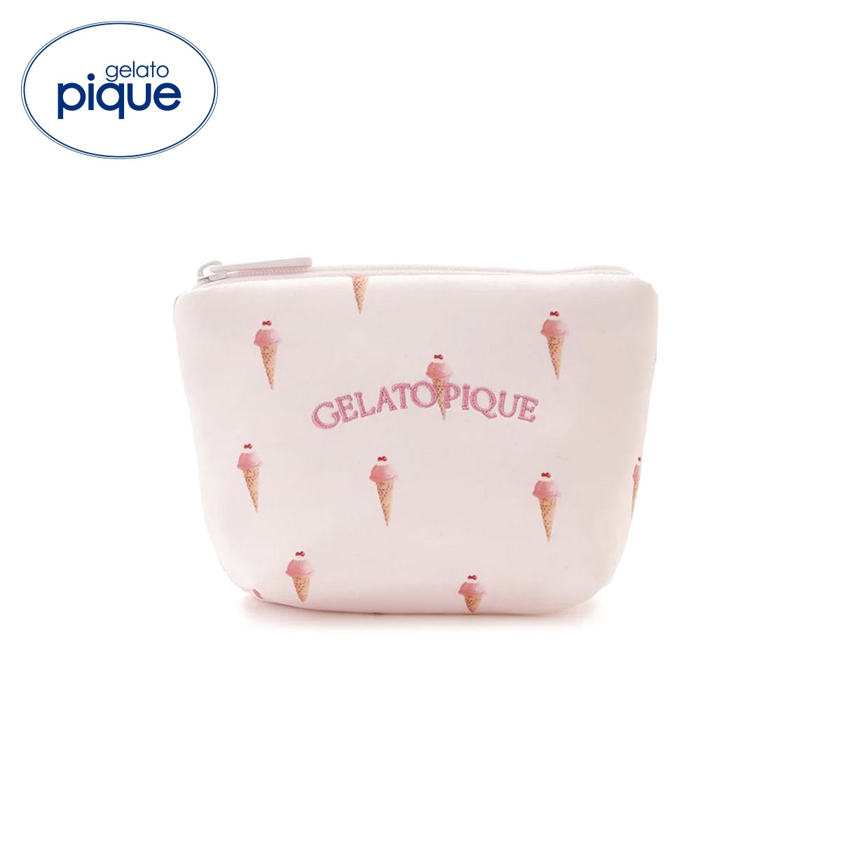 ジェラートピケ ソルベ総柄ティッシュポーチ ジェラピケ gelato pique(PI-ピンク-Free)