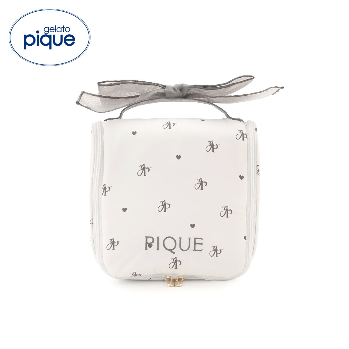 ジェラートピケ バリエーションマルチポーチ ジェラピケ gelato pique(IV-アイボリー-Free)