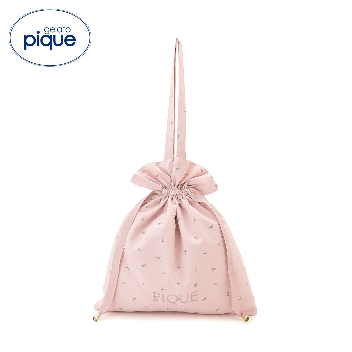 ジェラートピケ バリエーション巾着 ジェラピケ gelato pique(PI-ピンク-Free)