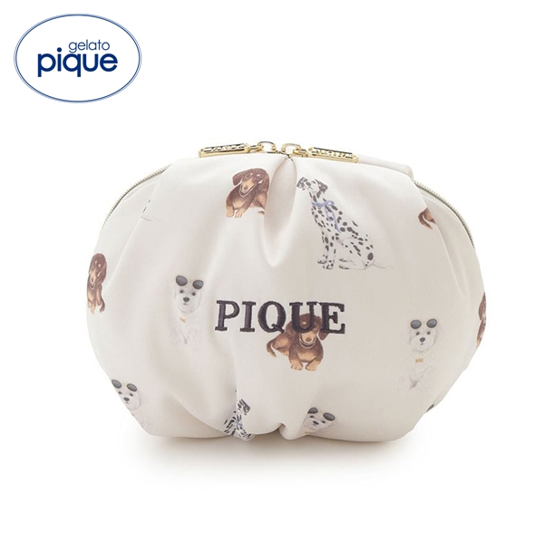 ジェラートピケ ファッションCATS&DOGSポーチ ジェラピケ gelato pique
