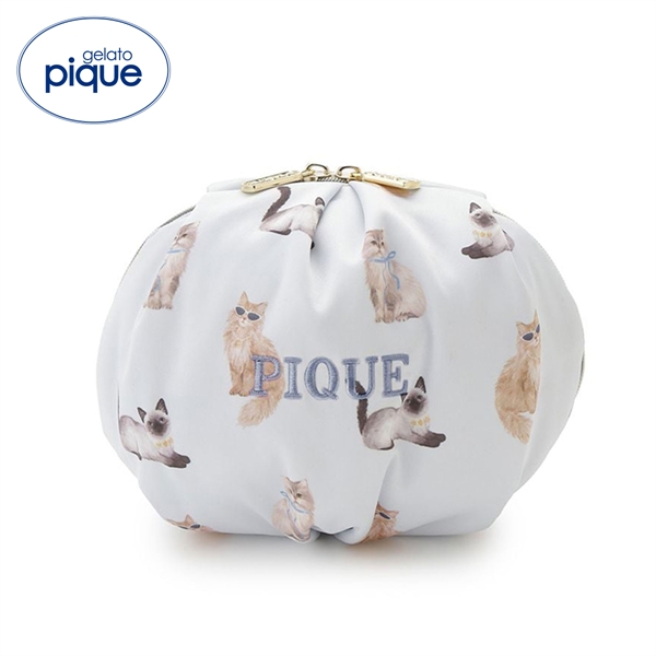 ジェラートピケ ファッションCATS&DOGSポーチ ジェラピケ gelato pique