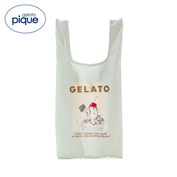 ジェラートピケ HIGH CALORIEワンポイントエコバッグ ジェラピケ gelato pique